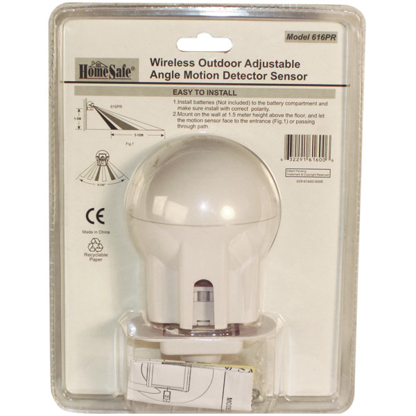 HomeSafe Wireless Home Security Motion Sensor view 3